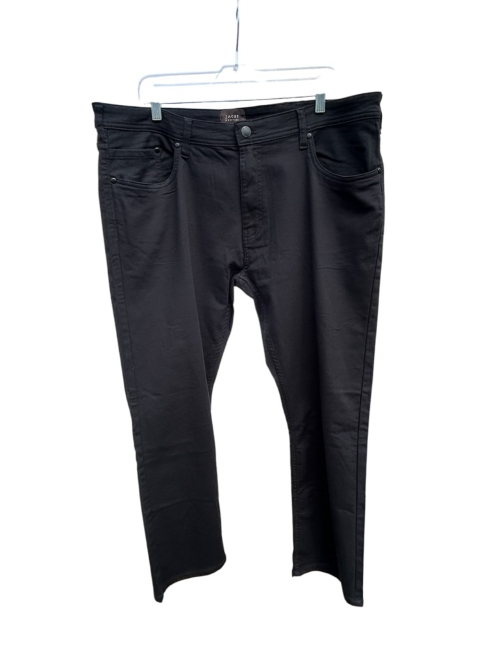JACHS New York Chino Pants Men’s 40x29 Black Stretch Traveler 5 Pocket Straight
